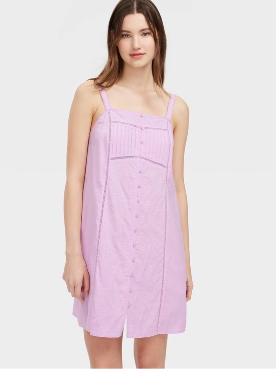 Roller Rabbit Dresses & Skirts - Women's Embroidered Slip Sleep Dress Lavender - Roller Rabbit XS NWT